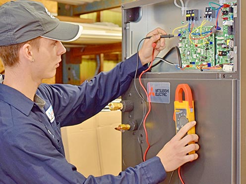 central heating technician